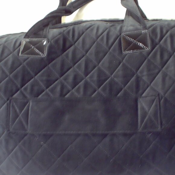 Joan&David Weekend Duffle Bag, Quilted, Velvet, Large, Patent Leather - Picture 4 of 5